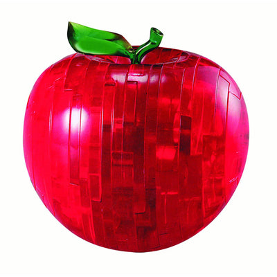 3D Crystal Puzzle: Red Apple