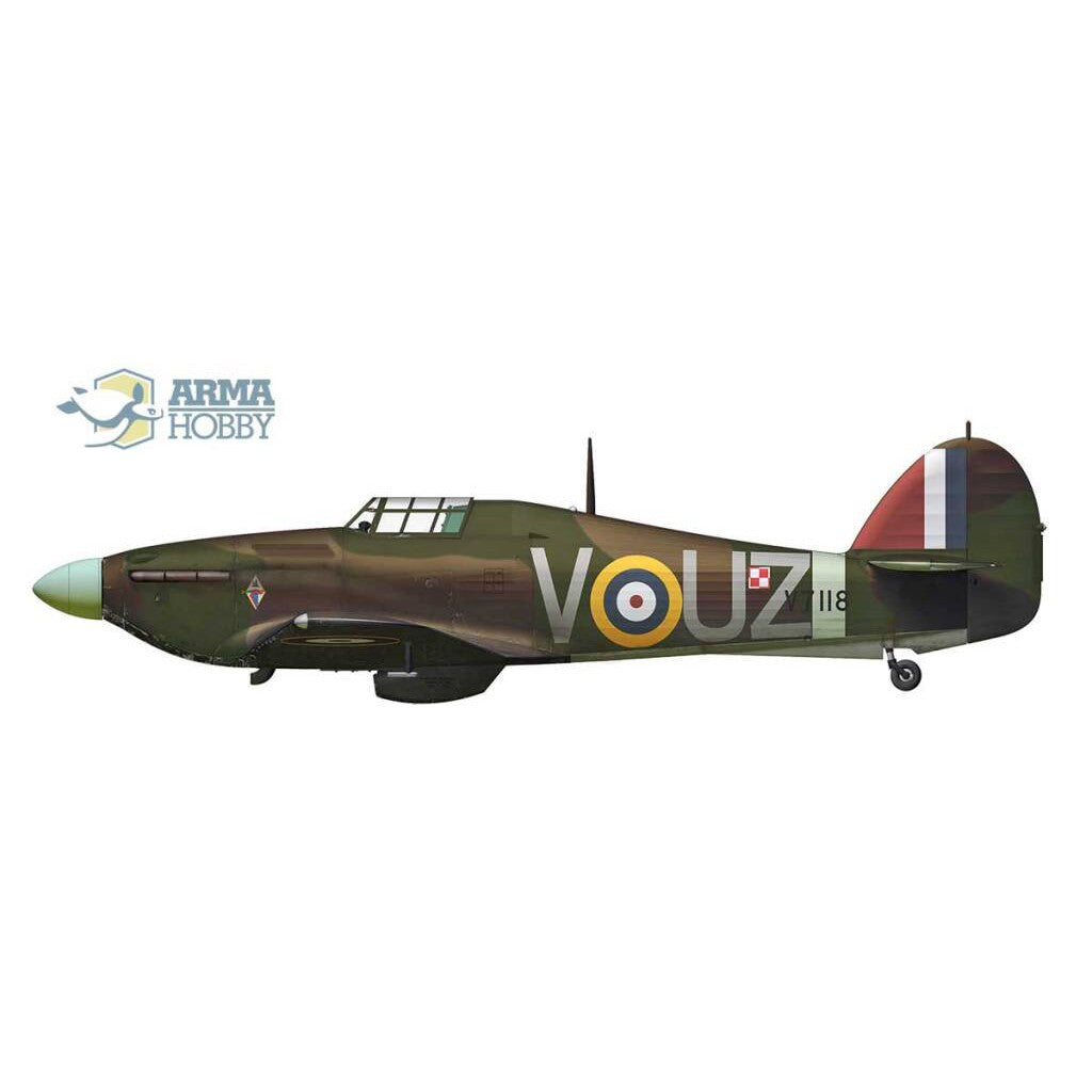 70024 1/72 Hurricane Mk I Allied Squadrons Limited Edition Plastic Model Kit