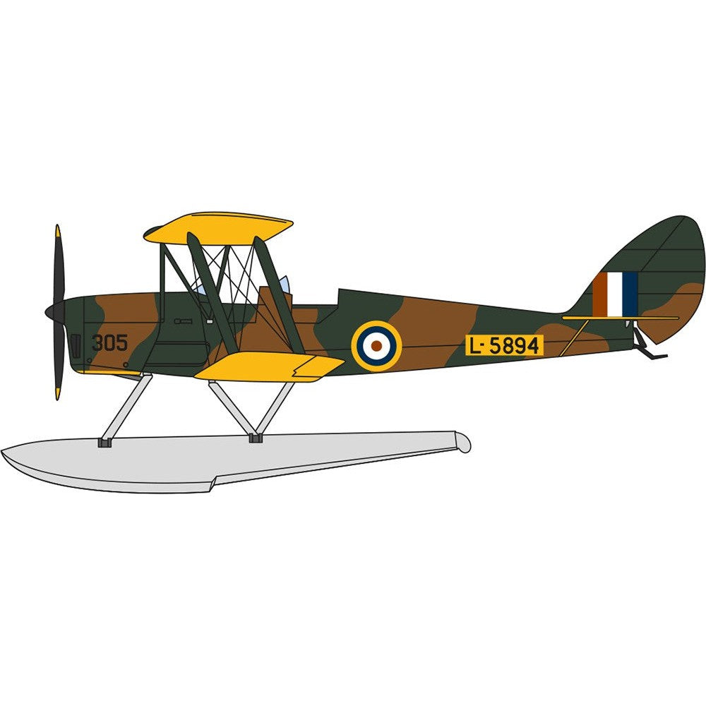 de Havilland Tiger Moth Floatplane - L-5894, RAF, Olive Green/ Earth