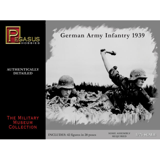 7499 1/76 German Army Infantry 1939 (42 piece set)