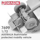 7699 1/72 Bushmaster Protected Mobility Vehicle Plastic Model Kit  Aus Decals