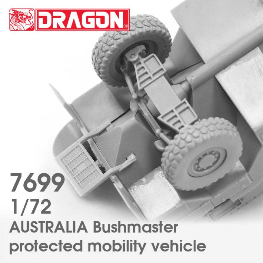 7699 1/72 Bushmaster Protected Mobility Vehicle Plastic Model Kit  Aus Decals