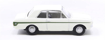 Oxford - 1/76 Ford Cortina Mk2 Ermine White/Gre