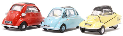 Oxford - 1/76 3 Piece Bubble Car Set