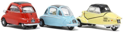 Oxford - 1/76 3 Piece Bubble Car Set