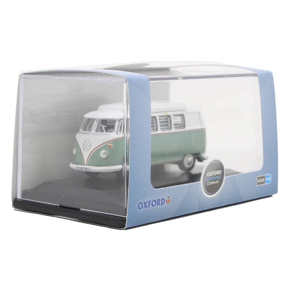 Oxford - 1/76 VW T1 Camper Turquoise & White