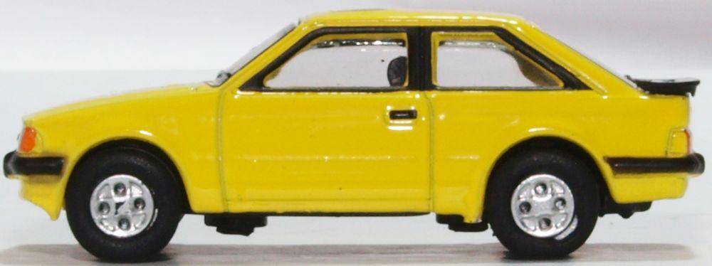 Oxford - 1:76 Ford Escort XR3i Prairie Yellow