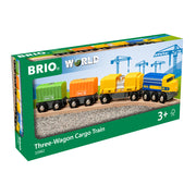 7pc Three-Wagon Cargo Train