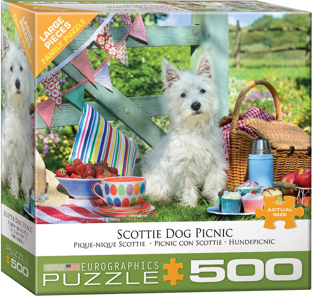 500pc Scottie Dog Picnic