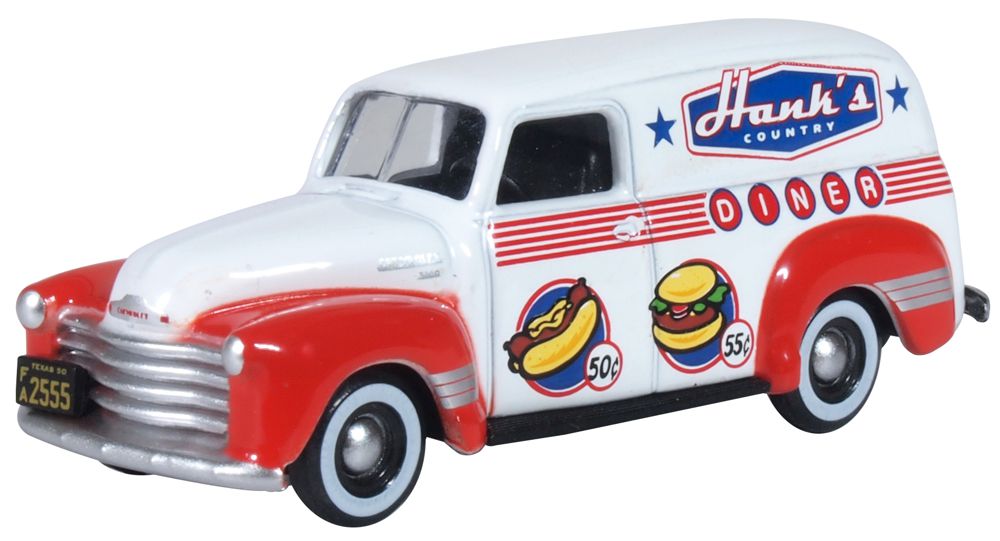 1/87  Hanks County Diner Chevrolet Panel Van 1950
