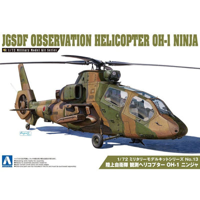 Aoshima - 1/72 JGSDF OBSERVATION HELICOPTER OH-1 NINJA