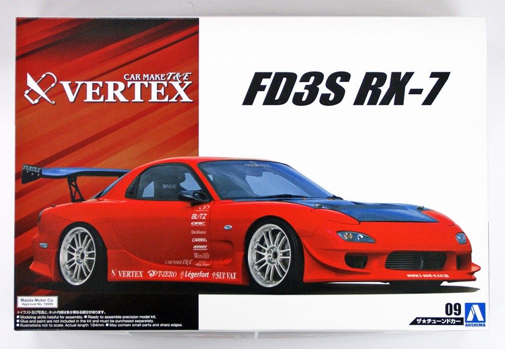 Aoshima - 1/24 Vertex FD3S RX-7 '99 (Mazda)