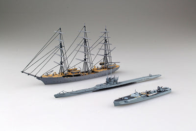 1/350 Christian Radich and SBOAT and UBOAT
