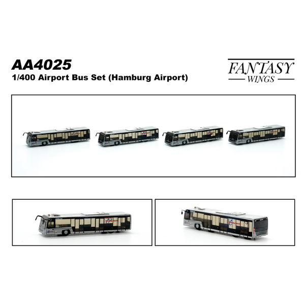 1/400 Airport Bus Hamburg Airport 4 per set