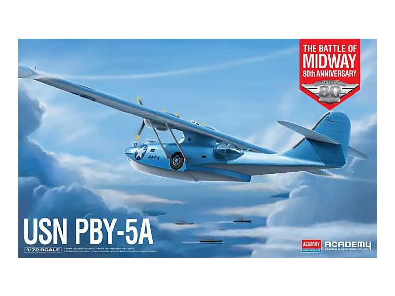 12573 1/72 USN PBY5A Battle of Midway Plastic Model Kit