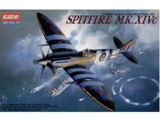 Academy - Academy 12274 1/48 Spitfire Mk. XIV-C Plastic Model Kit
