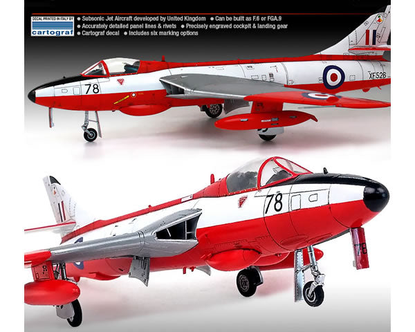 12312 1/48 RAF and Export Hawker Hunter F.6/FGA.9 Plastic Model Kit