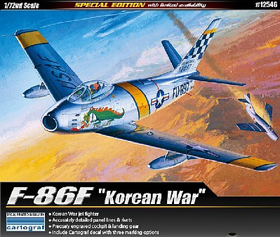 12546 1/72 F86F Korean War Sabre Plastic Model Kit