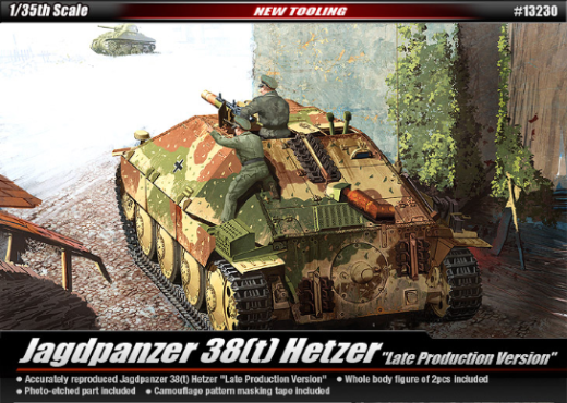 13230 1/35 Jagdpanzer 38T Hetzer Late Version Plastic Model Kit