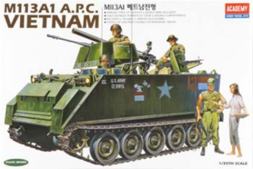 13266 1/35 M113A1 Vietnam Version Plastic Model Kit with Australian Decals