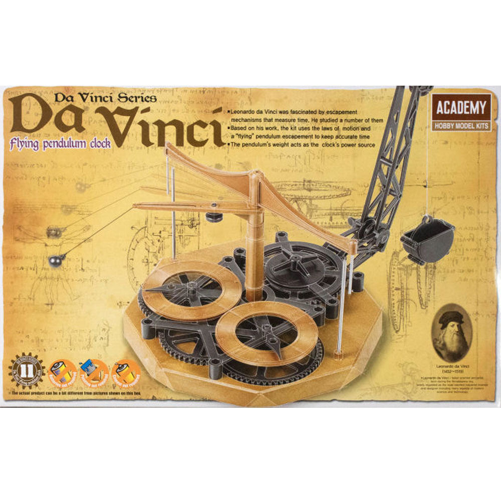 18157 Davinci Flying Pendulum Clock Plastic Model Kit