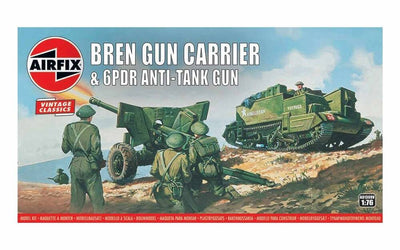 Airfix - 1:76 Bren Gun Carrier & 6pdr Anti-Tank Gun