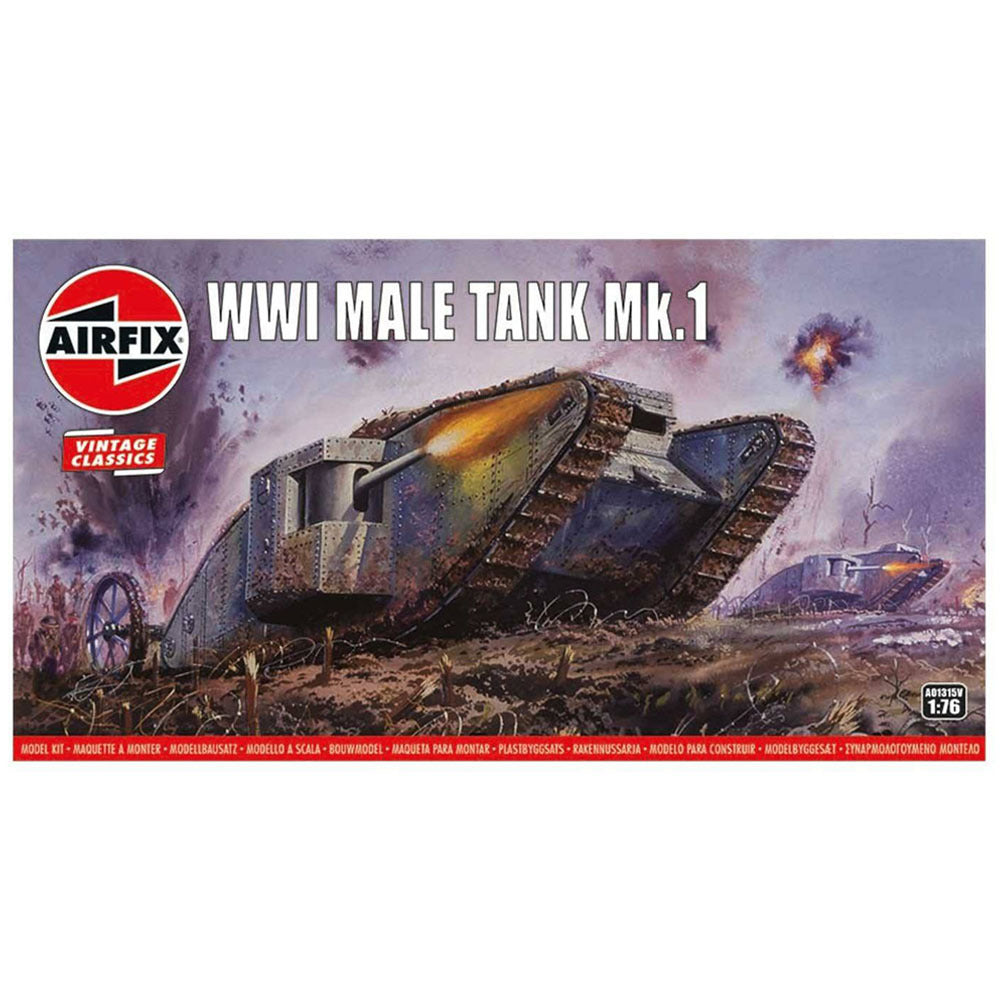 Airfix - 1:76 WWI Male Tank Mk.1