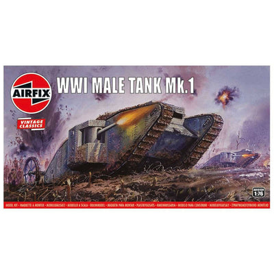 Airfix - 1:76 WWI Male Tank Mk.1