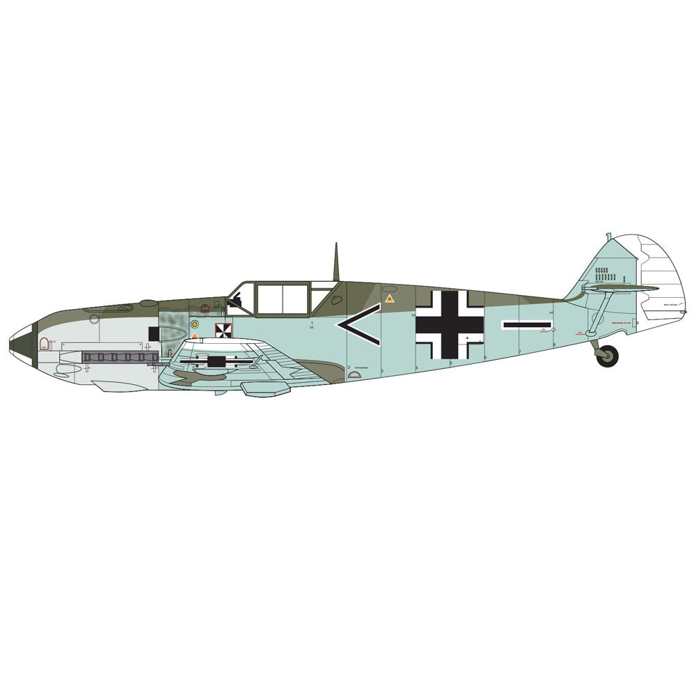 Airfix - 1:48 Messerschmitt Me109E-4/E-1