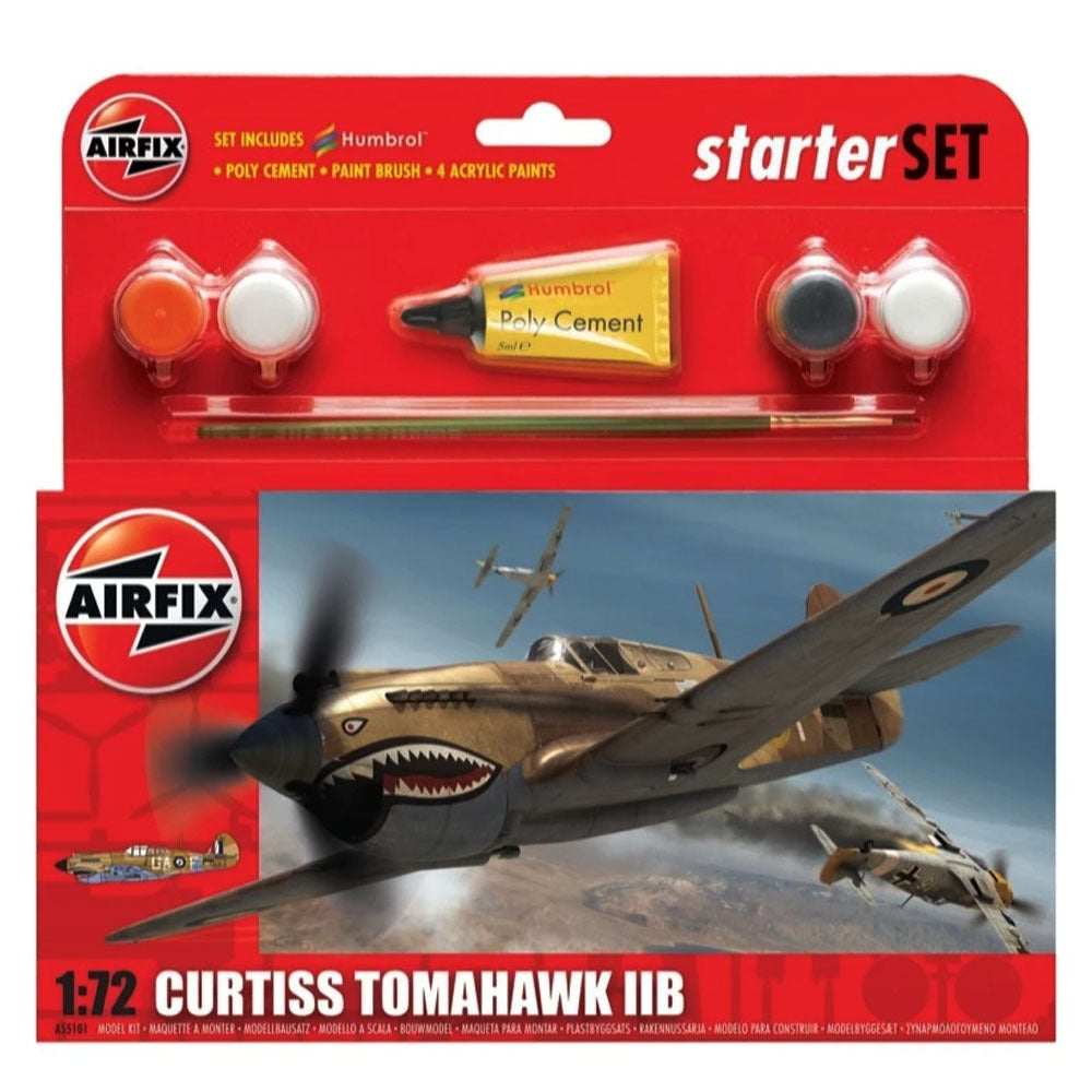 Airfix - 1:72 Curtiss Tomahawk IIB Starter Set