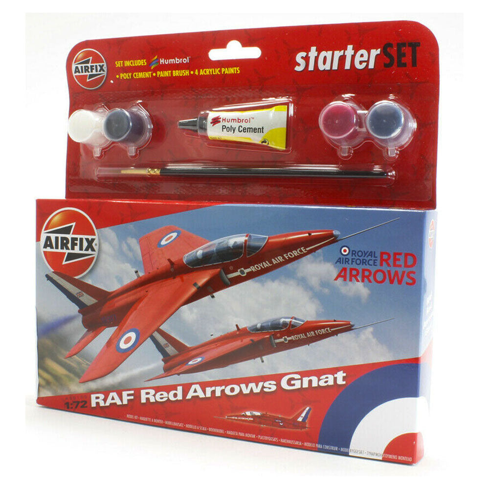 Airfix - 1:72 RAF Red Arrows Gnat Starter Set