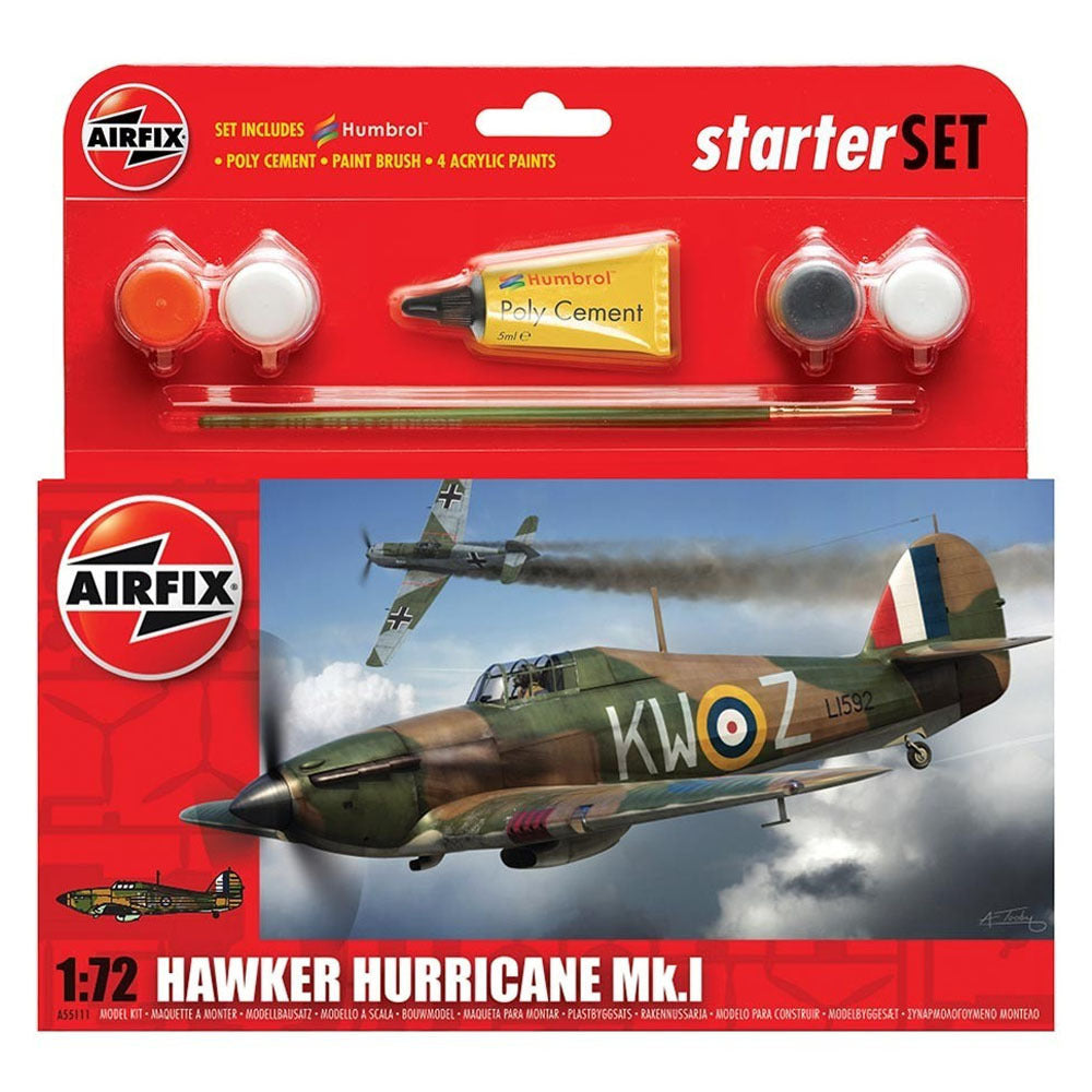 Airfix - 1:72 Hawker Hurricane Mk.I Starter Set