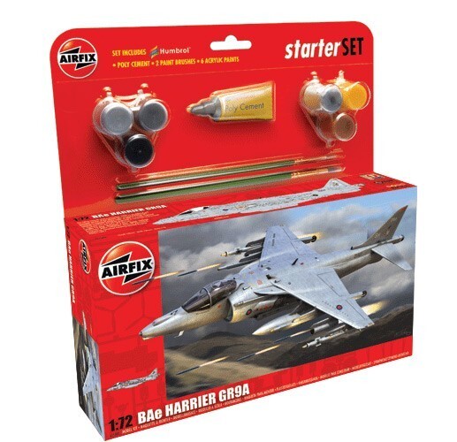 Airfix - 1:72 Bae Harrier GR9A Starter Set
