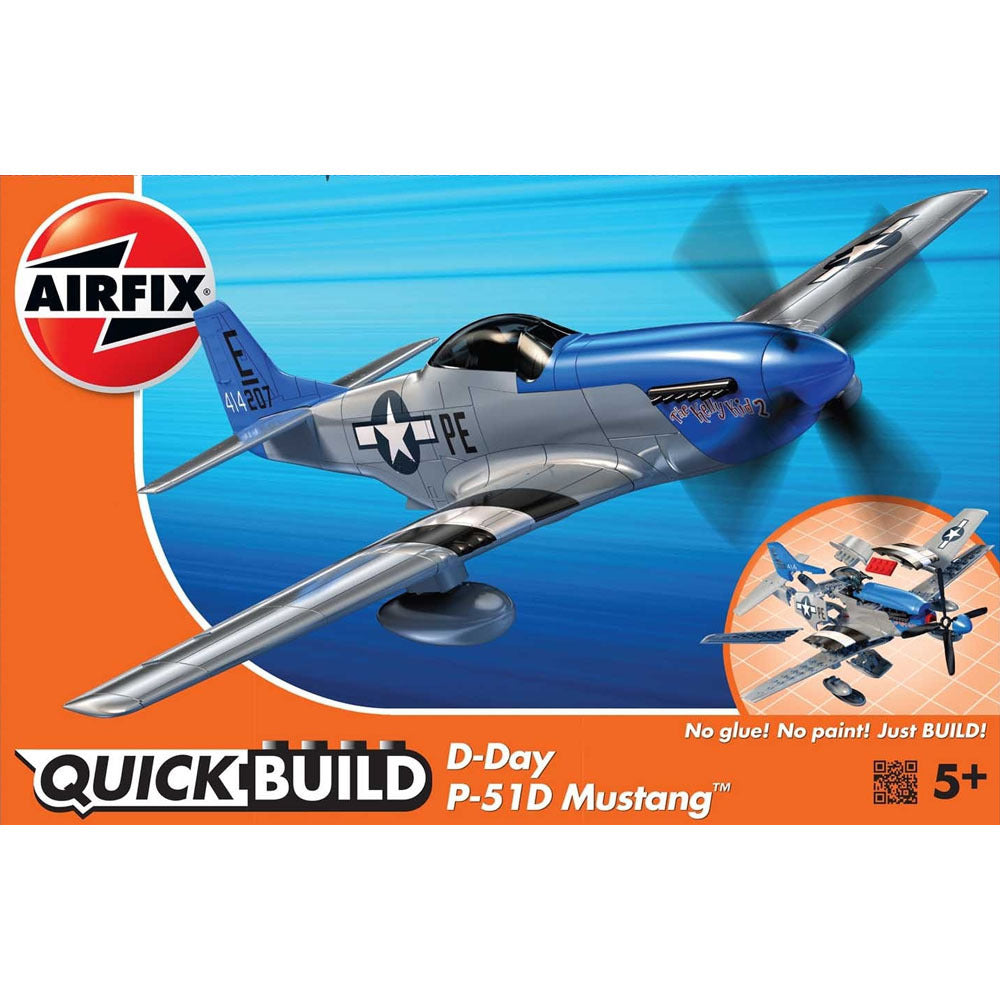 Airfix - QuickBuild D-Day P-51D Mustang