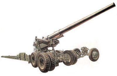 AF35009 1/35 M59 155mm Cannon Long Tom Plastic Model Kit
