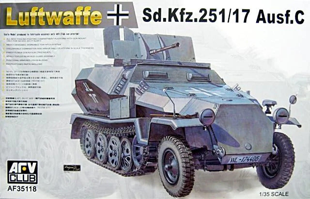 AF35118 1/35 German Sd.Kfz.25 Ausf.C. Late Type Plastic Model Kit