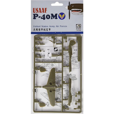AR144S03 1/144 USAAF P40M United States Army Air Forces Plastic Model Kit