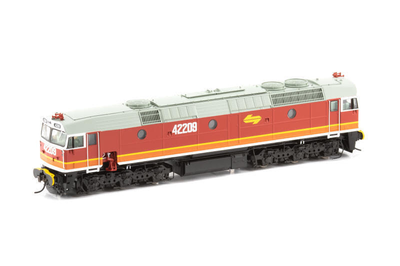 HO 422 Class 42209 Candy Orange L7 with  Buffers DCC Sound Equipped