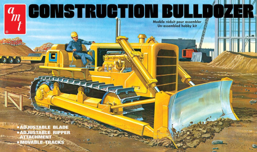 AMT - AMT 1086 1/25 Construction Bulldozer Plastic Model Kit