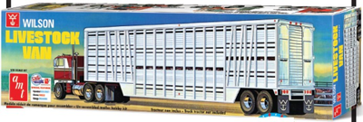 1106 1/25 Wilson Livestock Van Trailer Plastic Model Kit