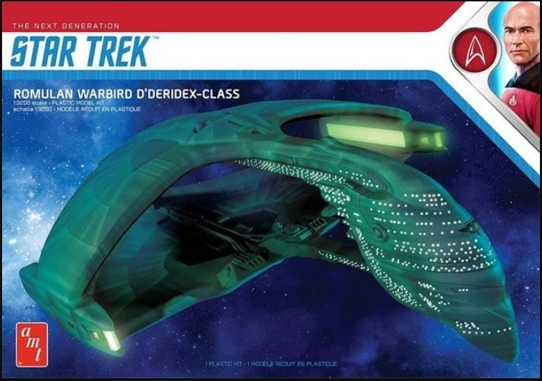 AMT - AMT 1125M 1/3200 Star Trek Romulan Warbird Plastic Model Kit