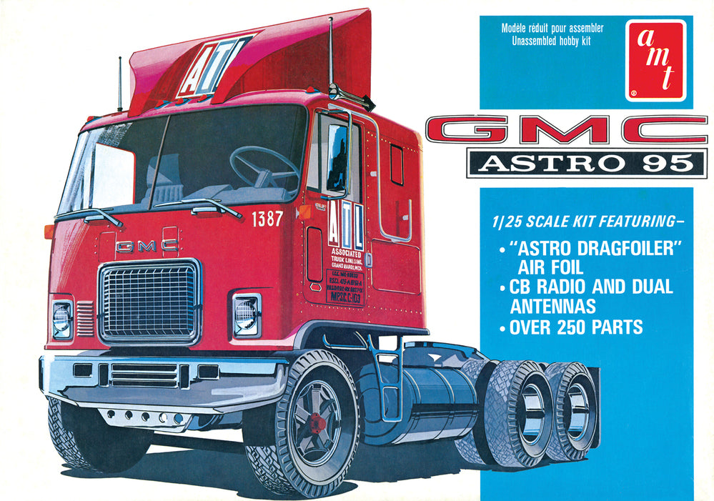 1140 1/25 GMC Astro 95 Semi Tractor Plastic Model Kit