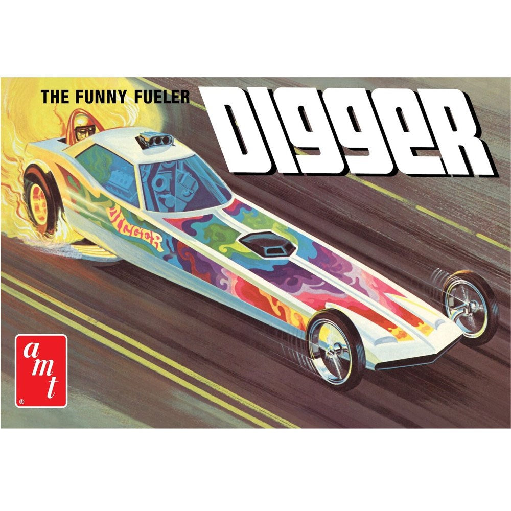 1154 1/25 Digger Dragster   Fooler Fueler   Plastic Model Kit