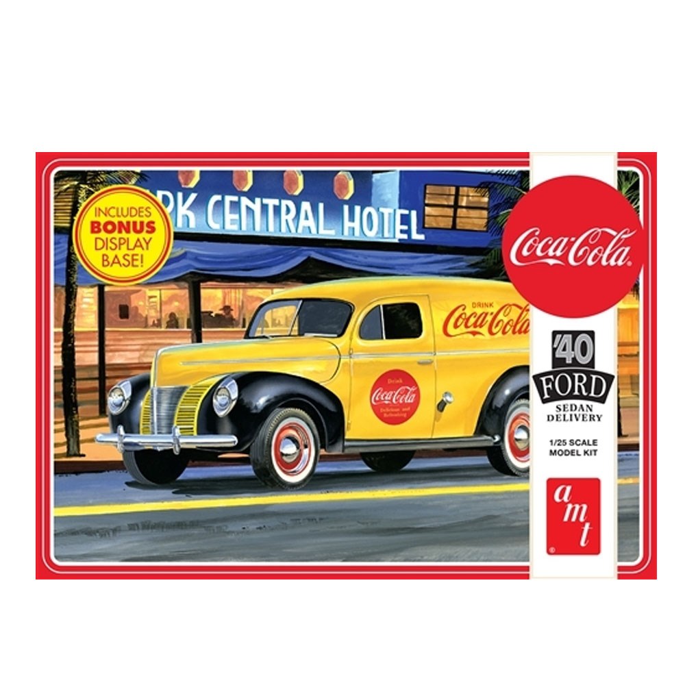 1161 1/25 1940 Ford Sedan Delivery CocaCola Plastic Model Kit