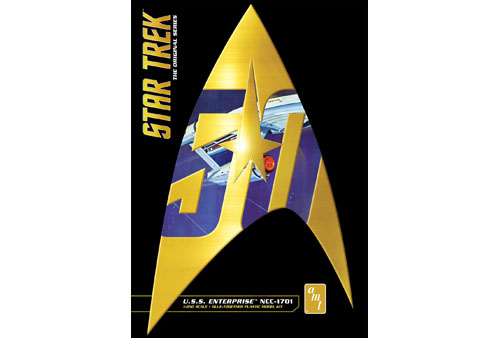 947 1/650 Star Trek Classic U.S.S. Enterprise 50th Anniversary Ed Plastic Model Kit