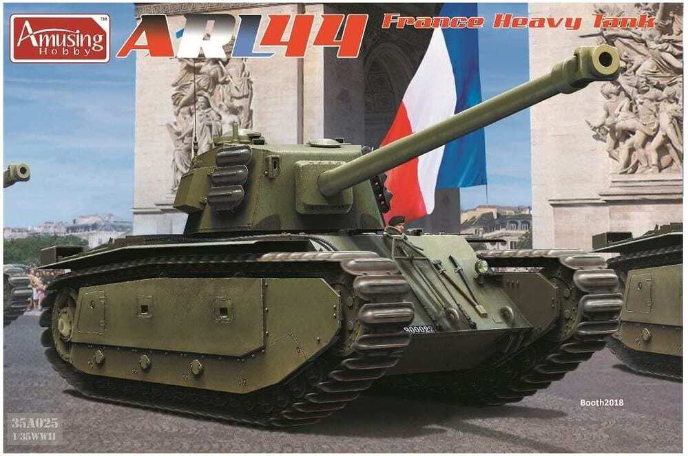 35A025 1/35 ARL44 France Heavy Tank Plastic Model Kit