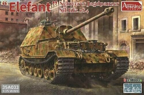 35A033 1/35  Elefant Schwerer Jagdpanzer Sd.Kfz.184 Plastic Model Kit