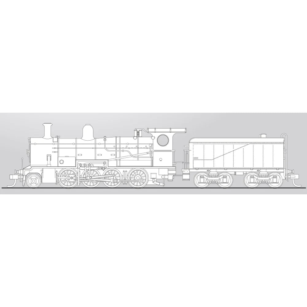 HO D55 Class 2-8-0 Consolidation Locomotive #1353
