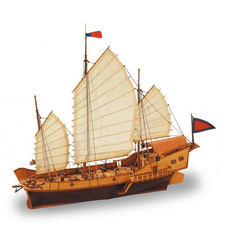 18020 1/60 Red Dragon Wooden Ship Model