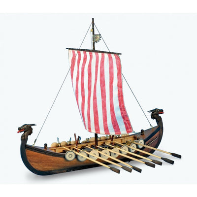 19001 1/75 Viking Ship Wooden Ship Model